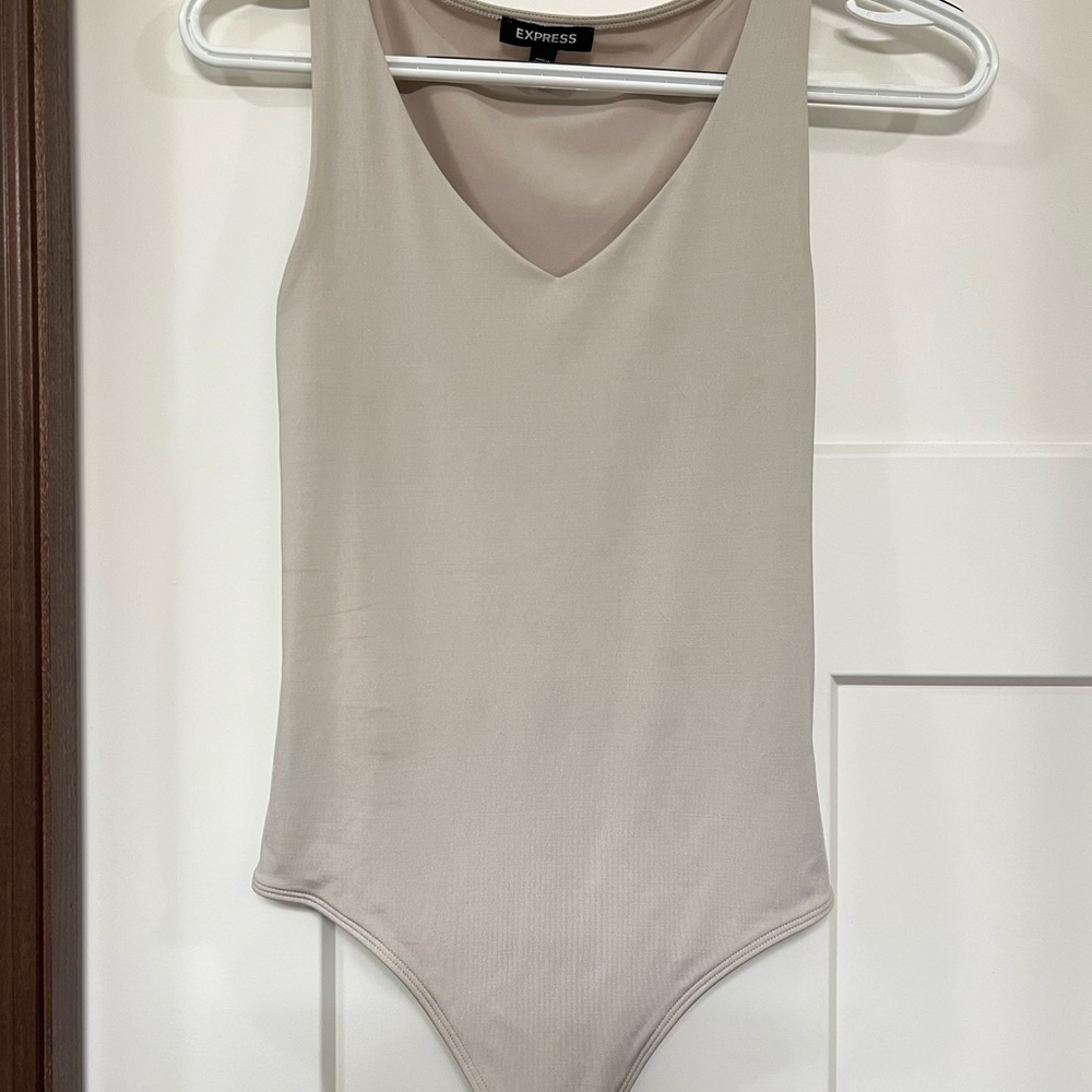 Express Soft Beige Bodysuit